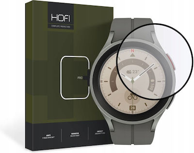 Hofi Hybrid Pro+ Full Face Tempered Glass Προστατευτικό Οθόνης για το Galaxy Watch 5 Pro 45mm