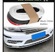 Samurai Adhesive Protective Samurai Lip Spoiler 250cm for Car Bumper in Black Colour