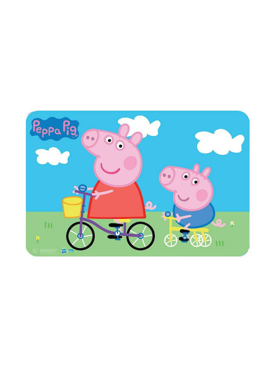 Peppa Pig Placemat Plastic Multicolour 43x28cm 1pcs