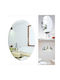 Wall Mirror Oval 30x20cm 1pcs