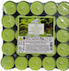 Metallex Tealights with White Musk Scent in Green Colour up to 4 Hours Duration 25 Pieces