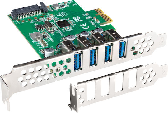 Lanberg Κάρτα PCIe σε 4 θύρες USB 3.2