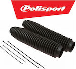 Polisport Motorcycle Suspension Fork Boots 350 x 41mm Black