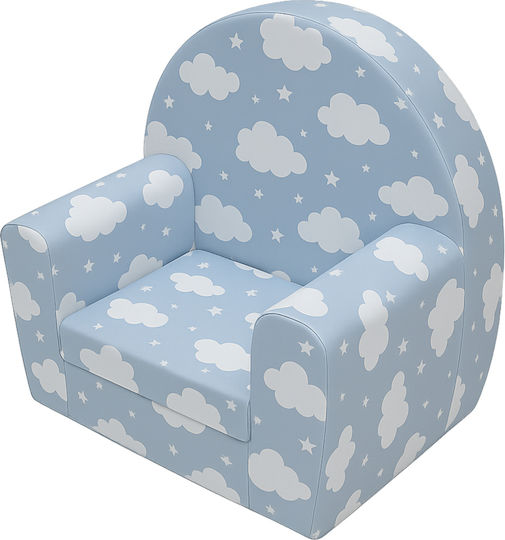 Kids Chair Clouds 55x38x55cm Blue