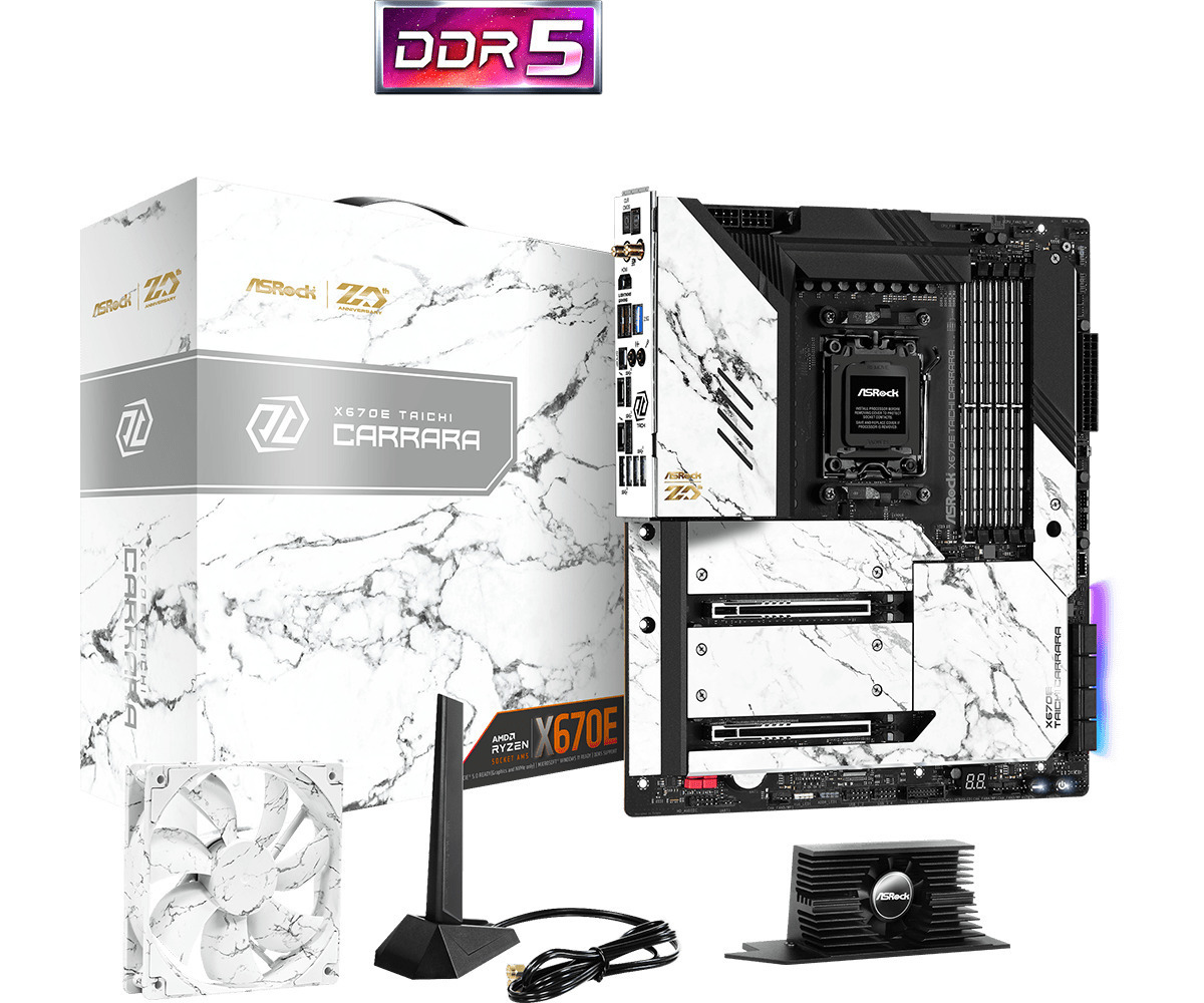 Asrock X670E Taichi Carrara Motherboard Extended ATX με AMD AM5 Socket