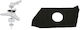 Visco Parts Attachment for Brush Cutter Protective Angle Drive Bushwhackers Protective Clamp ΓΚΙ-027