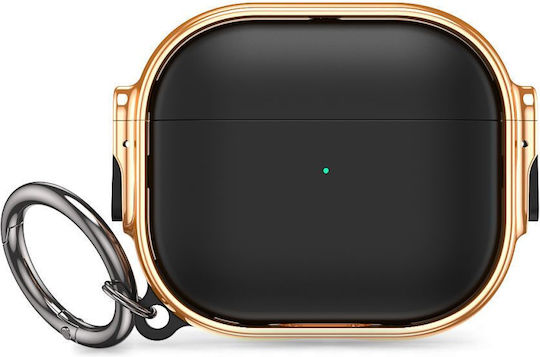 Tech-Protect Rough Lux Husă cu cârlig în culoarea Rose Gold pentru Apple AirPods Pro
