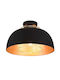 Trio Lighting Punch Plafonieră de Tavan 35buc Neagră cu Soclu E27