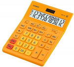 Casio Calculator 12 Digits in Orange Color