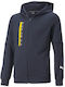 Kids Sweatshirt Cardigan With Hood Navy Blue