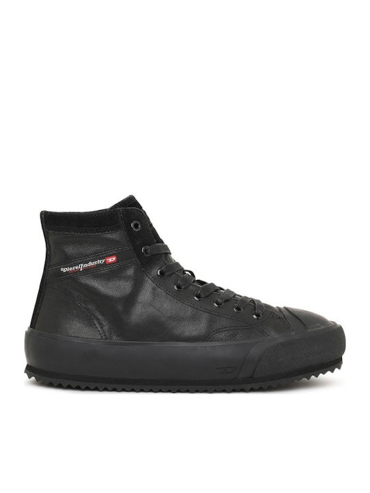 Principia Mid Pentru Bărbați Flatforms Tip Botine Negri