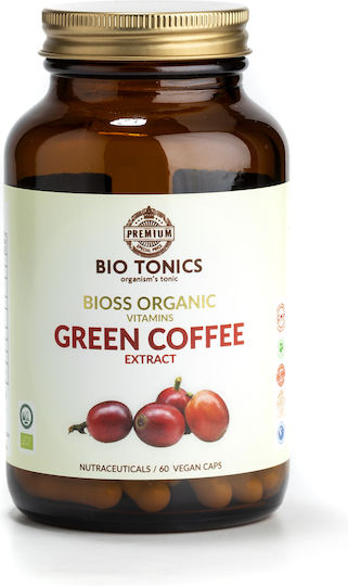 Bio Tonics Green Coffee Extract Συμπλήρωμα για Αδυνάτισμα 60 φυτικές κάψουλες