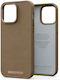 Njord Suede Comfort+ Back Cover Υφασμάτινο 2mm Camel (iPhone 14 Pro Max)