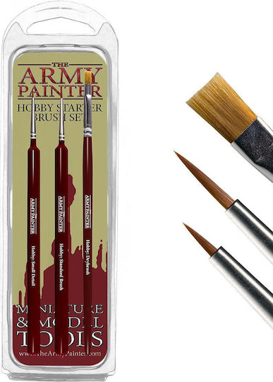 The Army Painter Hobby Starter Brush Set Подложка Моделиране 3бр TL5044