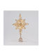 Hanging Star Gold Illuminated 20x20cm