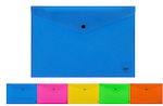 Madrid Papel Φάκελος με Κουμπί για Χαρτί A4 (Διάφορα Χρώματα)