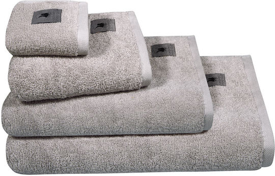 Greenwich Polo Club Gesichtstuch 50x90cm Silber Gewicht 460g/m²