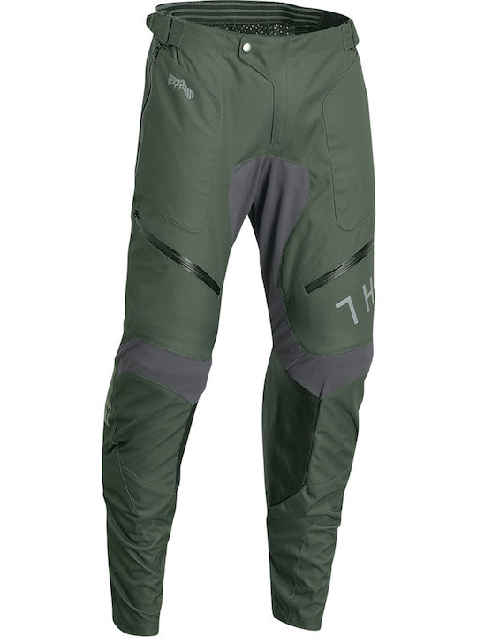 Thor Mx Terrain In The Boot Men's Summer Motocross Pants Army Charcoal