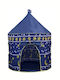 Blue Toys Παιδική Σκηνή Κάστρο Οι Μικροί Μάγοι Μπλε για 3 χρονών και άνω