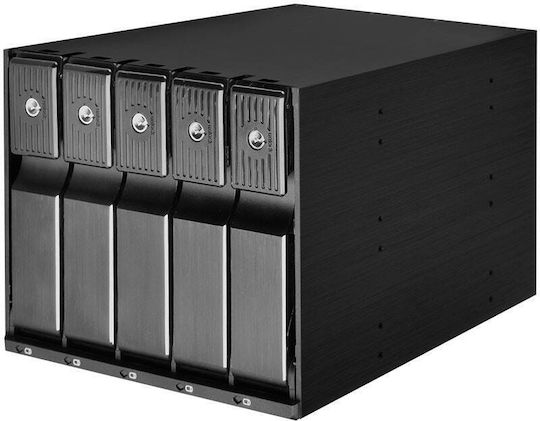 Silverstone Θήκη για 5 Σκληρούς Δίσκους 3.5" SAS / SATA III με σύνδεση SATA