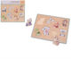 Wooden Kids Peg Puzzle Jungle Animals 8pcs Joueco