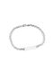 White gold ID bracelet BL108 14 Carat