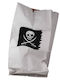 Cutie de Depozitare Jucării pentru Copii din Carton Pirate Flag Alb 1buc