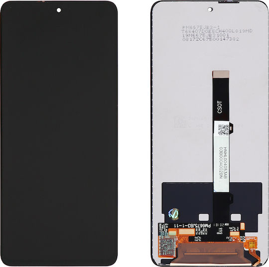 Οθόνη με Μηχανισμό Αφής για Redmi Note 9 Pro / Note 9s (Μαύρο)