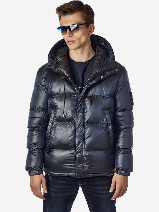 Winter Jacket Puffer Navy Blue