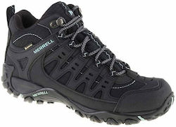 Merrell Accentor Sport Mid Gtx Women's Waterproof Hiking Boots Gore-Tex Black
