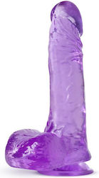 B Yours Plus Ram N' Jam Dildo realist cu Testicule și Ventuză Violet 20cm B Yours Plus Ram N' Jam Dildo realist cu Testicule și Ventuză Violet 20cm