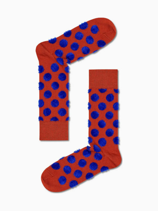 Happy Socks Ανδρικές Κάλτσες με Σχέδια Κόκκινες