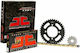 JT Sprockets Kette & Ritzel-Kit (14-35-420HPGB) für Honda Innova 125