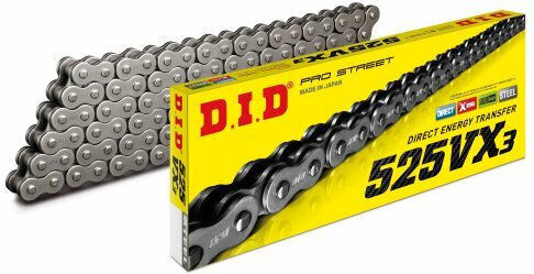 DID Drive Chain 525VX3 for Honda CB 600F Hornet for Yamaha MT-09