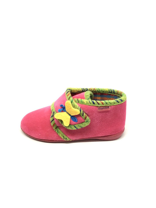 Kids Slippers Boots titanitos 610R50067 fuchsia