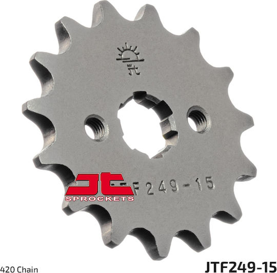JT Sprockets Front Sprocket 15 Teeth for Honda Wave for Kawasaki JOY-R