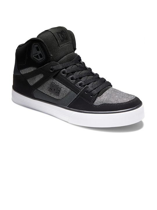 DC Pure High-Top Ανδρικά Μποτάκια Γκρι