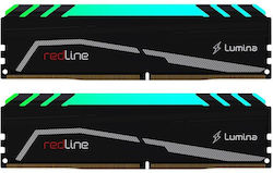 Mushkin Redline Lumina 32GB DDR4 RAM with 2 Modules (2x16GB) and 3200 Speed for Desktop