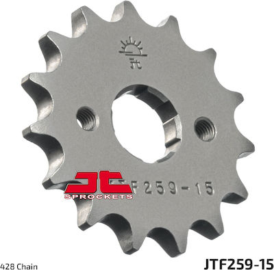 JT Sprockets Vorderes Ritzel 15 Zähne für Honda Mtx / Daelim Daystar 125