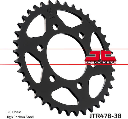 JT Sprockets Hinteres Ritzel 38 Zähne für Kawasaki GPZ (Gesamtpreis-Zusammenfassung)