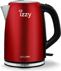 Izzy IZ-3011 Kettle 1.7lt 2200W Red