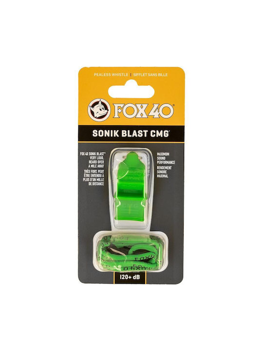 Fox Sonik Blast CMG Mountaineers Whistle with Cord