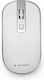 Gembird MUSW-4B-06-WS Ασύρματο Ποντίκι White/Silver