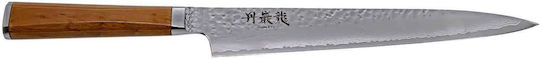 Ryusen Knife Meat from Damascus Steel 24cm