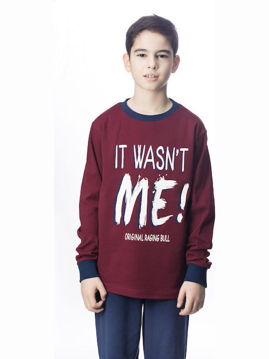 Galaxy Kids' Pajamas Winter Burgundy
