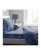 Dimcol Παπλωματοθήκη Υπέρδιπλη 220x240 Shadow 15 Dark Blue