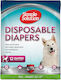 Simple Solution Disposable Diapers Female Dog Panties XXLarge 59 - 94cm 12pcs