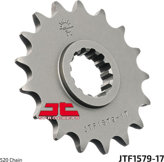 JT Sprockets Γρανάζι Μπροστά 17 Δοντιών για Yamaha YZF-R1 2004-2014