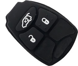 Spare Rubber Key Pad for Chrysler Type Key with 3 Buttons