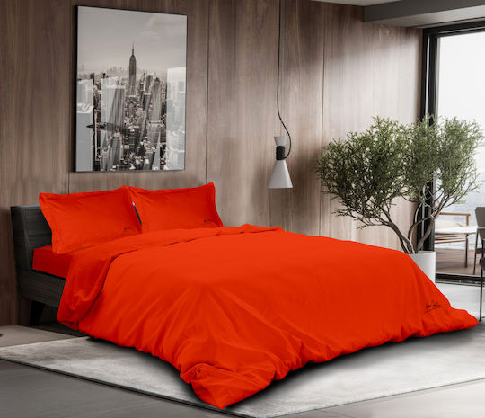 Makis Tselios Home Комплект Плик за Завивка Единичен с Калъфка 160x240 Lor Orange